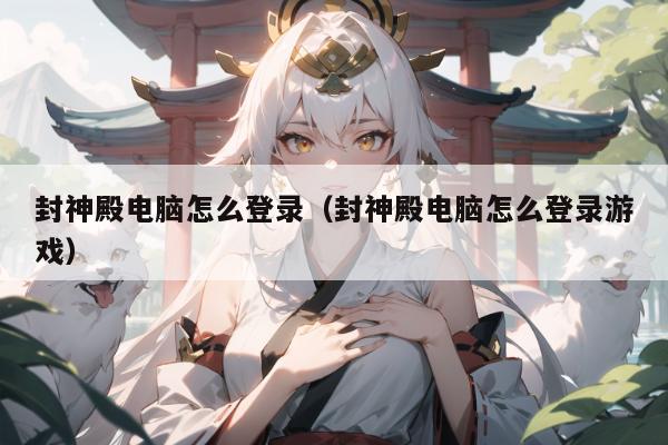 封神殿电脑怎么登录(封神殿电脑怎么登录游戏)